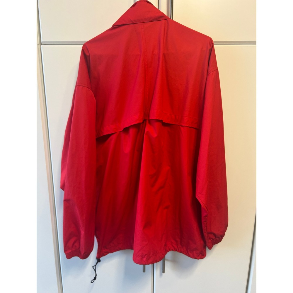 Nike Team Fit Storm Red Windbreaker Jacket Full Zip Mens XL Embroidered Logo - Picture 9 of 9
